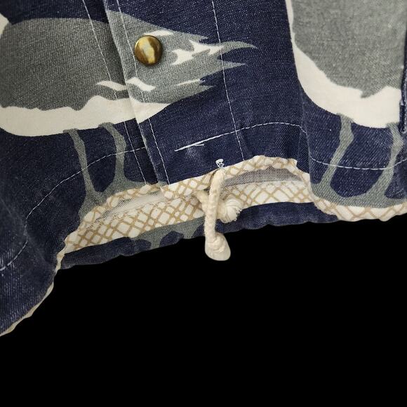 VTG MICHIGAN RAG Co SEAGULL PRINT CANVAS PARKA JACKET MARUSHKA 80s 90s LG XL - Picture 5 of 11